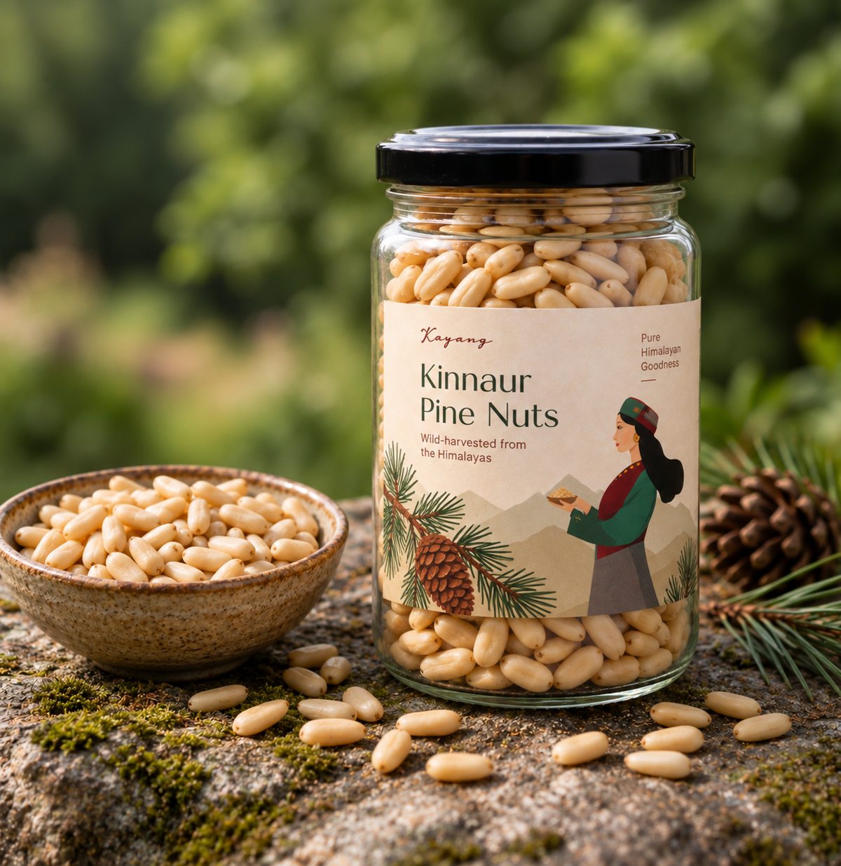 Kinnaur Pine Nuts — Wild-Harvested Chilgoza
