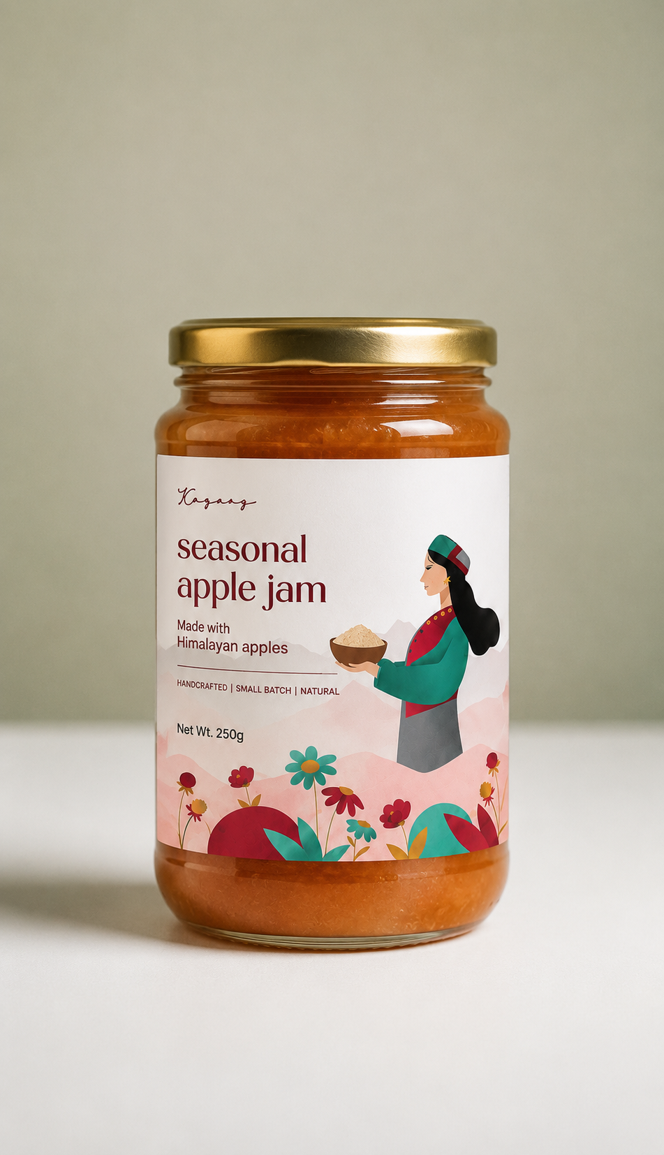 Seasonal homemade apple jelly 250gms